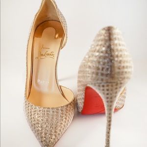 Size 38 Christian Louboutin Iriza 100